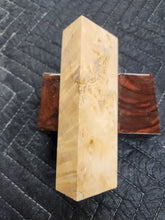 Horse Chestnut Curly Knife Scale