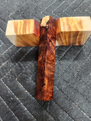 Honduras Rosewood Burl Pen Blank