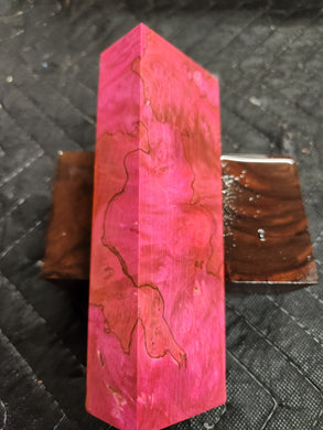 Stabilized Box Elder Burl Knife Scale