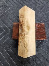 Horse Chestnut Curly Knife Scale