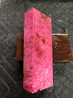 Stabilized Box Elder Burl Knife Scale