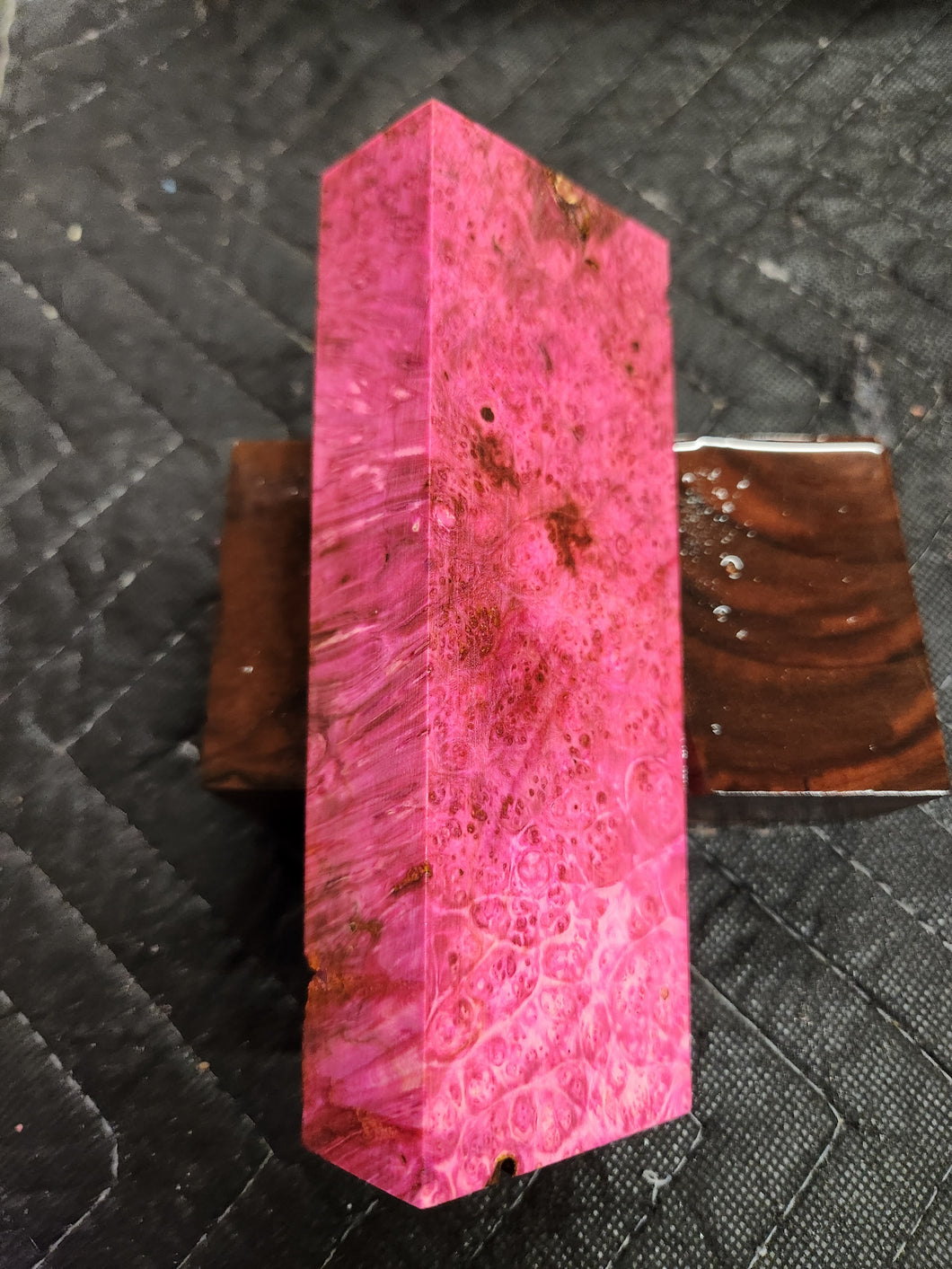 Stabilized Box Elder Burl Knife Scale