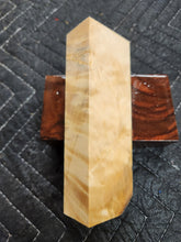 Horse Chestnut Curly Knife Scale