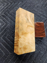 Horse Chestnut Curly Knife Scale