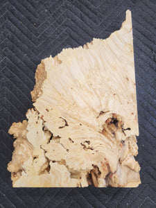 Box elder burl slab