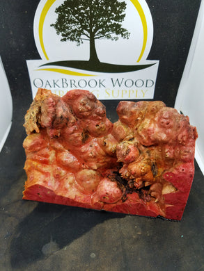 Casting box elder burl