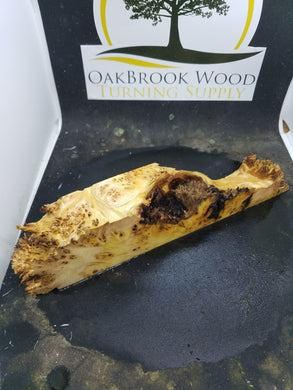 Casting yellow cedar burl