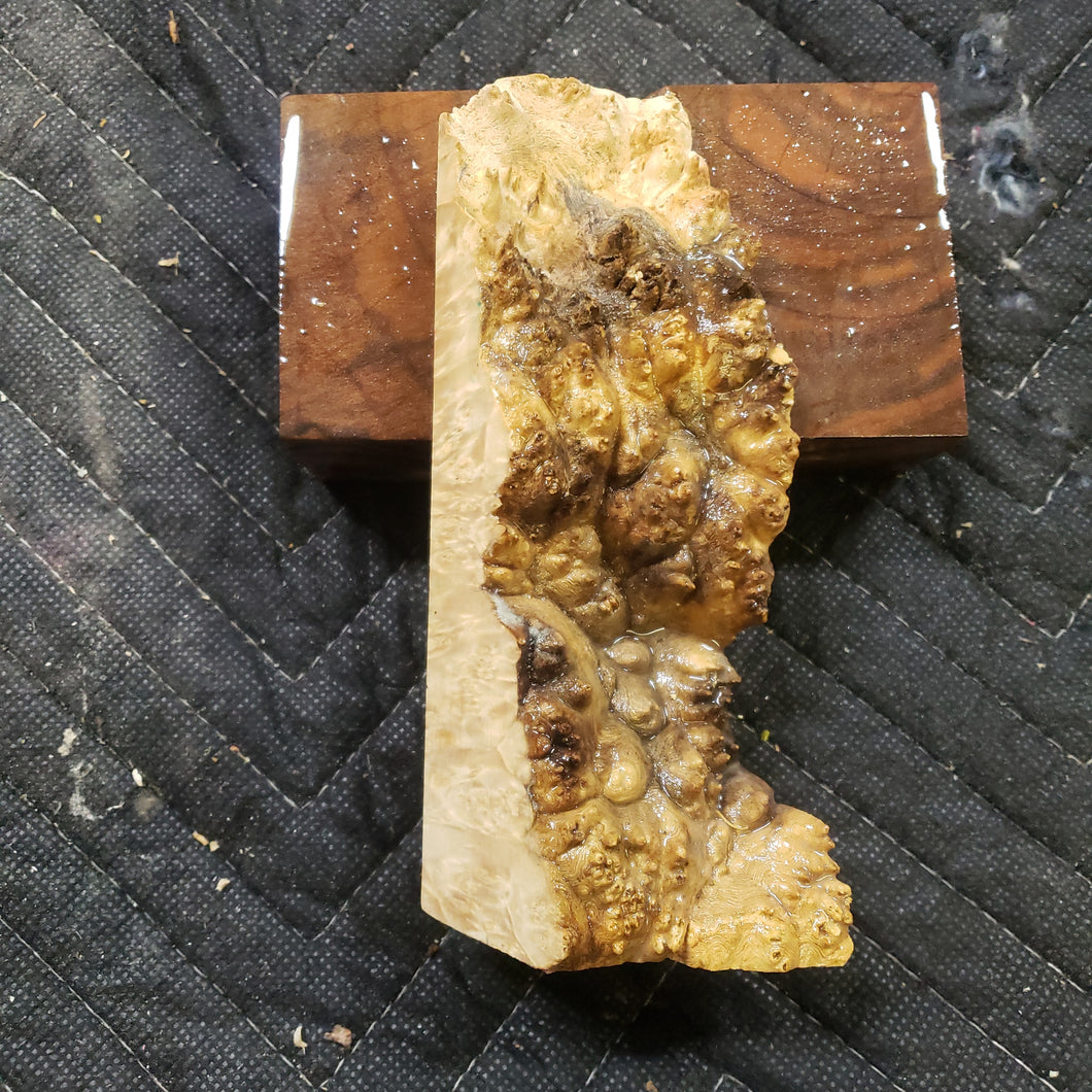 Casting box elder burl