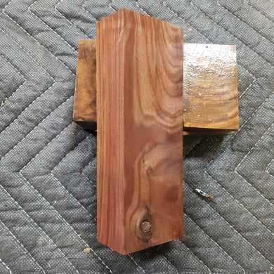 Black walnut knife scale