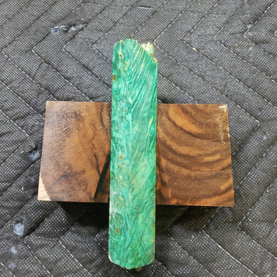 Stabilized box elder burl pen blank