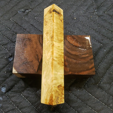 Stabilized box elder burl pen blank