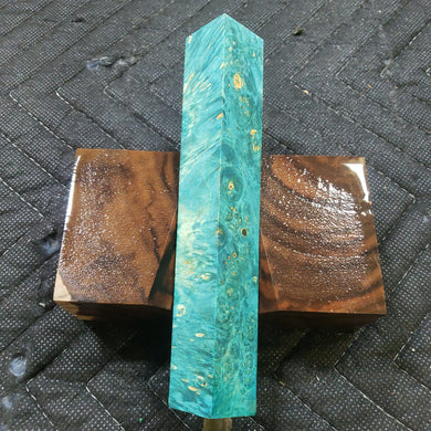 Stabilized box elder burl pen blank