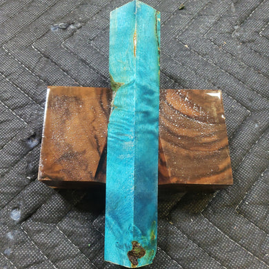 Stabilized box elder burl pen blank