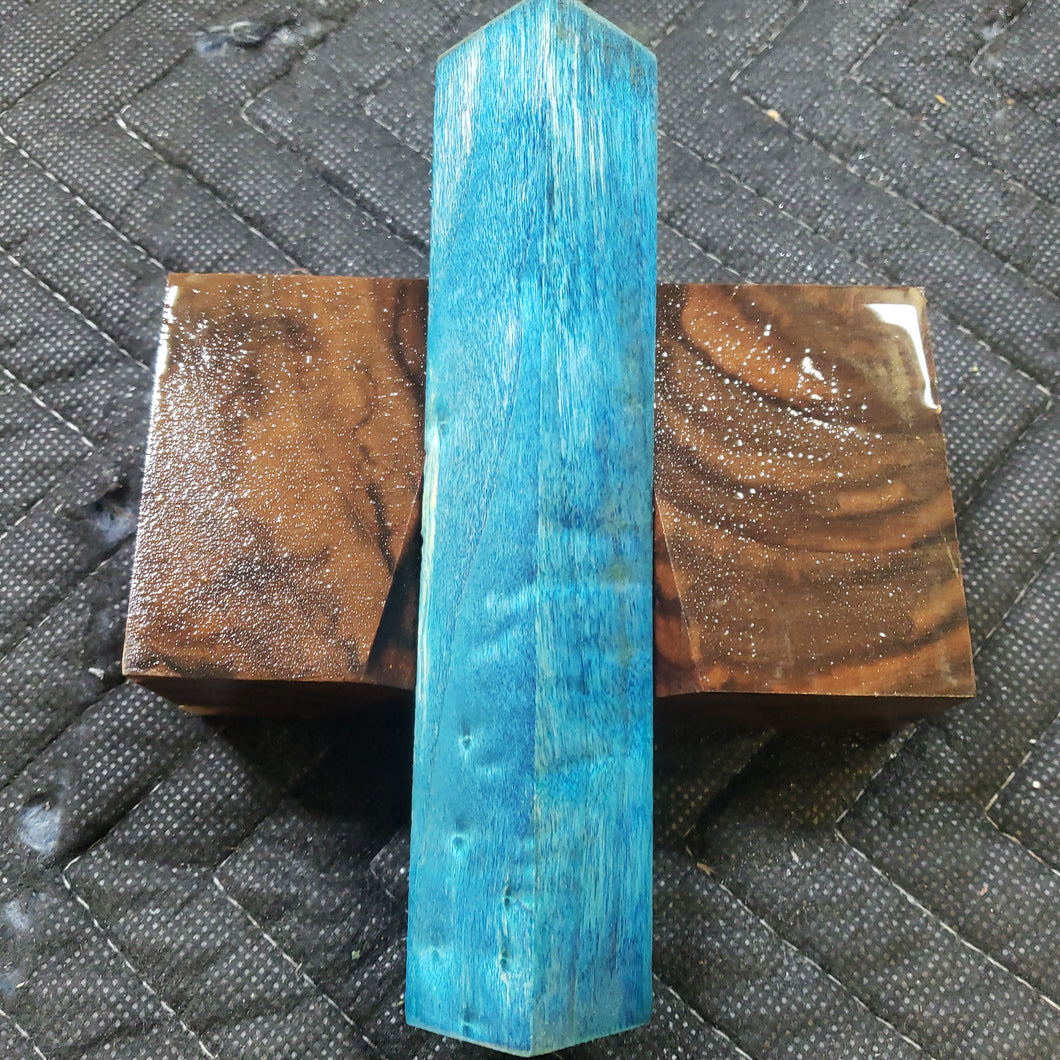 Stabilized box elder burl pen blank