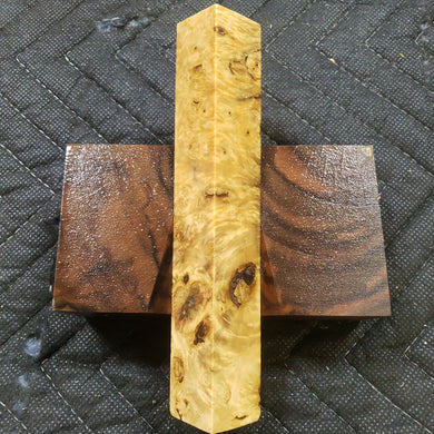 Stabilized box elder burl pen blank
