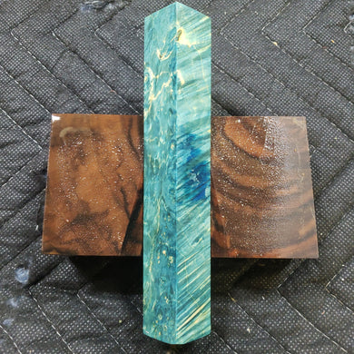 Stabilized box elder burl pen blank