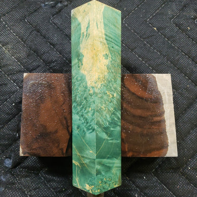 Stabilized box elder burl pen blank