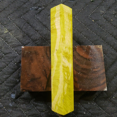Stabilized box elder burl pen blank