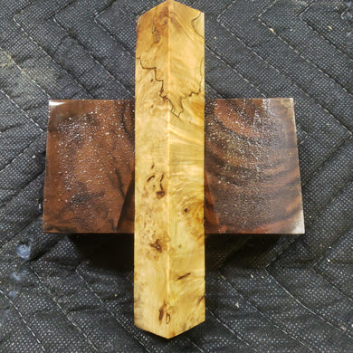 Stabilized box elder burl pen blank