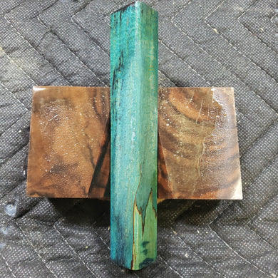 Stabilized box elder burl pen blank