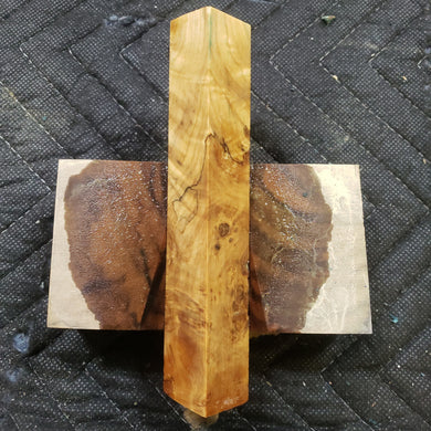 Stabilized box elder burl pen blank