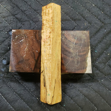 Stabilized box elder burl pen blank