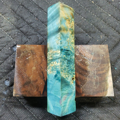 Stabilized box elder burl pen blank