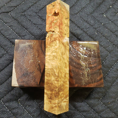 Stabilized Box Elder Burl Pen Blank