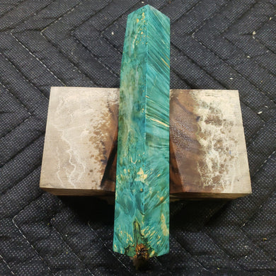 Stabilized boxelder burl pen blank