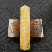 Stabilized boxelder burl pen blank