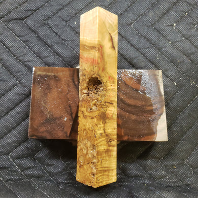 Stabilized Box Elder Burl Pen Blank