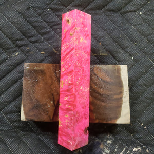 Stabilized box elder burl pen blank