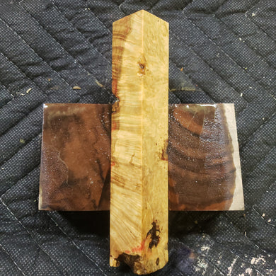 Stabilized box elder burl pen blank
