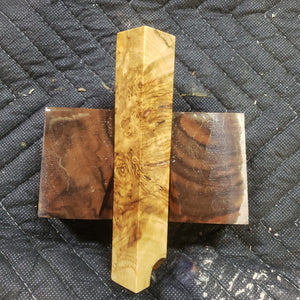 Stabilized box elder burl pen blank