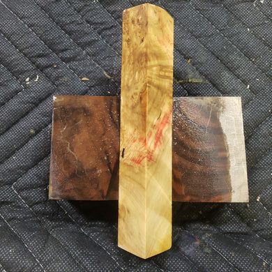 Stabilized box elder burl pen blank