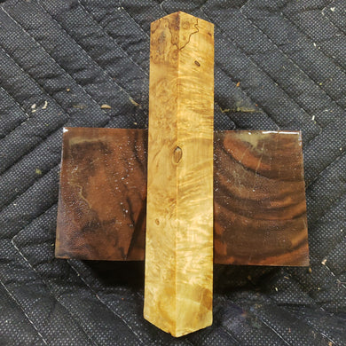 Stabilized box elder burl pen blank