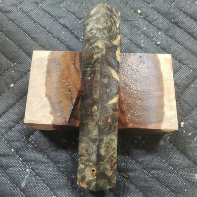 Stabilized Buckeye burl pen blank