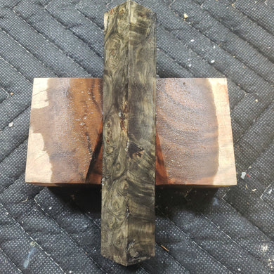 Stabilized Buckeye burl pen blank