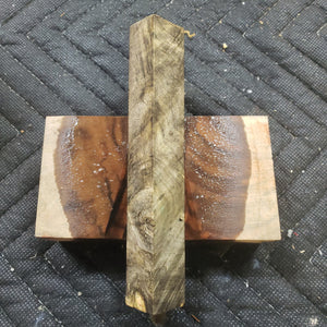 Stabilized Buckeye burl pen blank