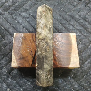 Stabilized Buckeye burl pen blank