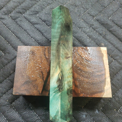 Stabilized Buckeye burl pen blank