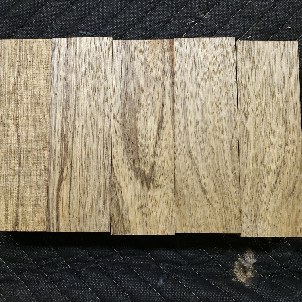 Black limba knife scale