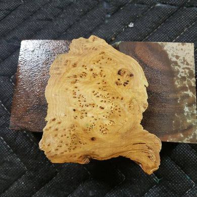 Casting yellow cedar burl