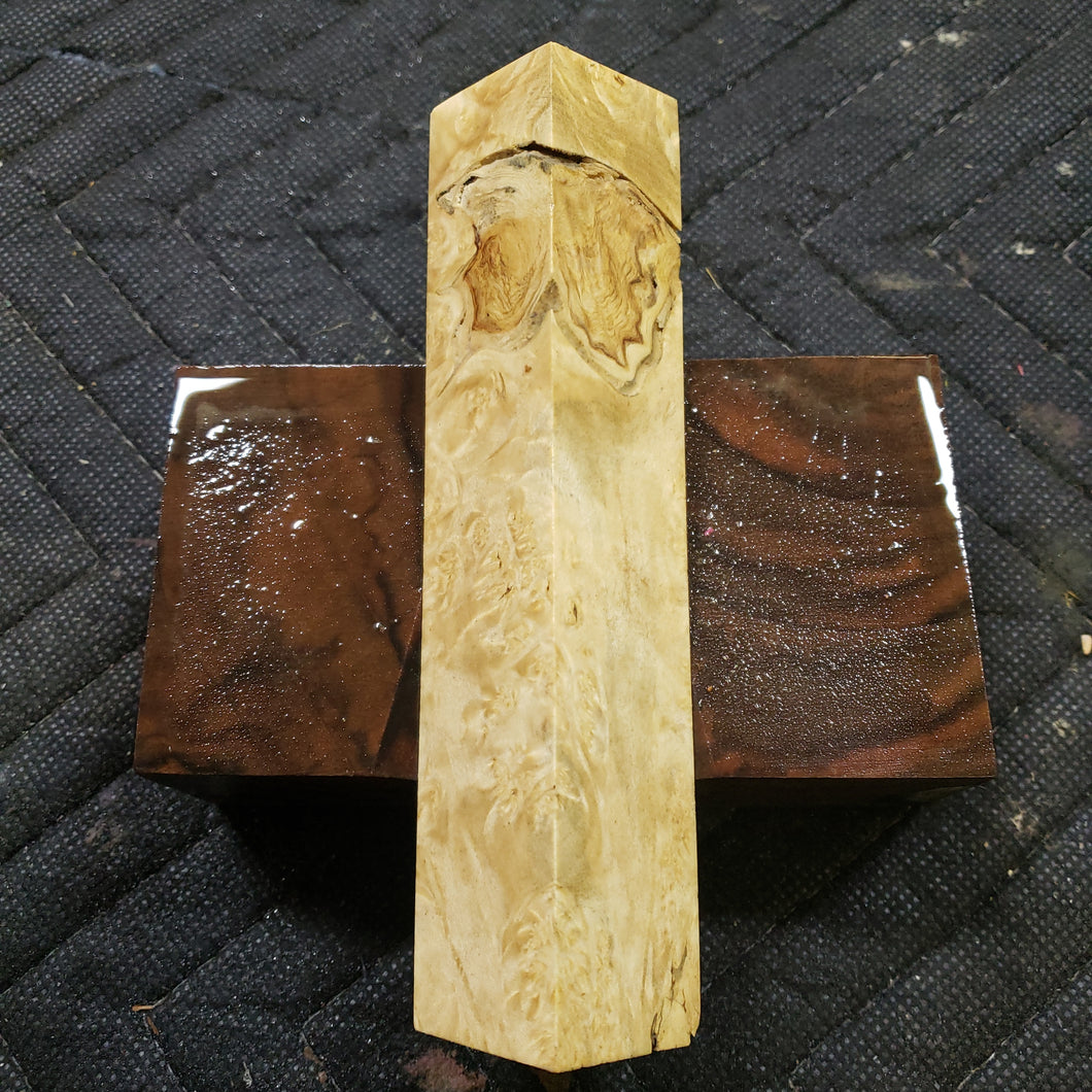 Stabilized Box Elder Burl Pen Blank
