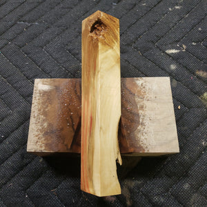 Box Elder flame pen blank