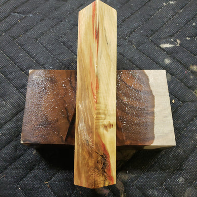 Box Elder flame pen blank