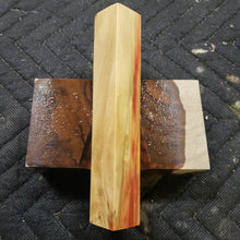 Box Elder flame pen blank