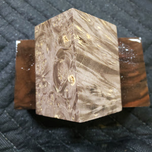 Stabilized box elder bottle stopper