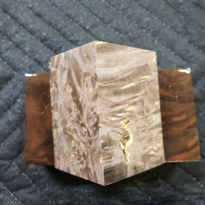 Stabilized box elder bottle stopper