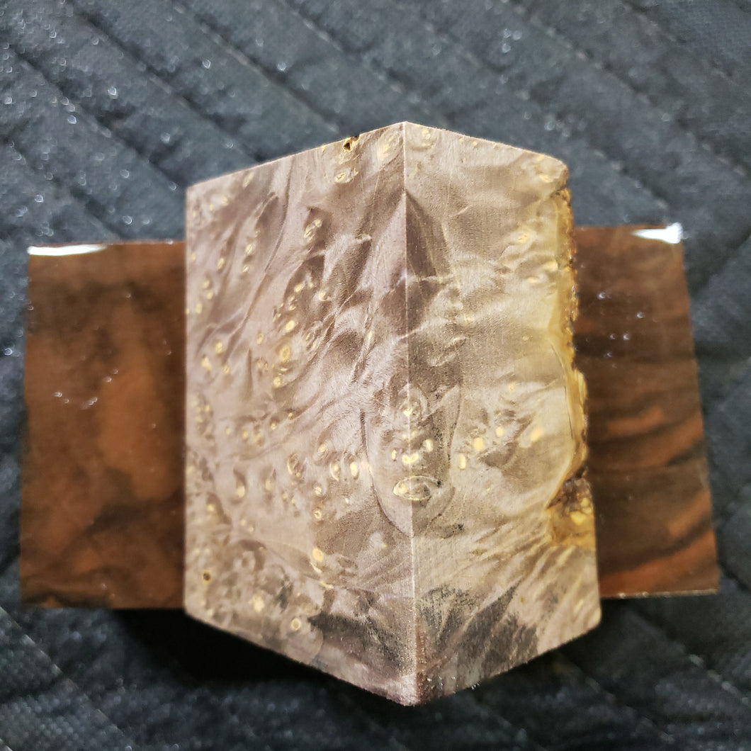 Stabilized box elder bottle stopper